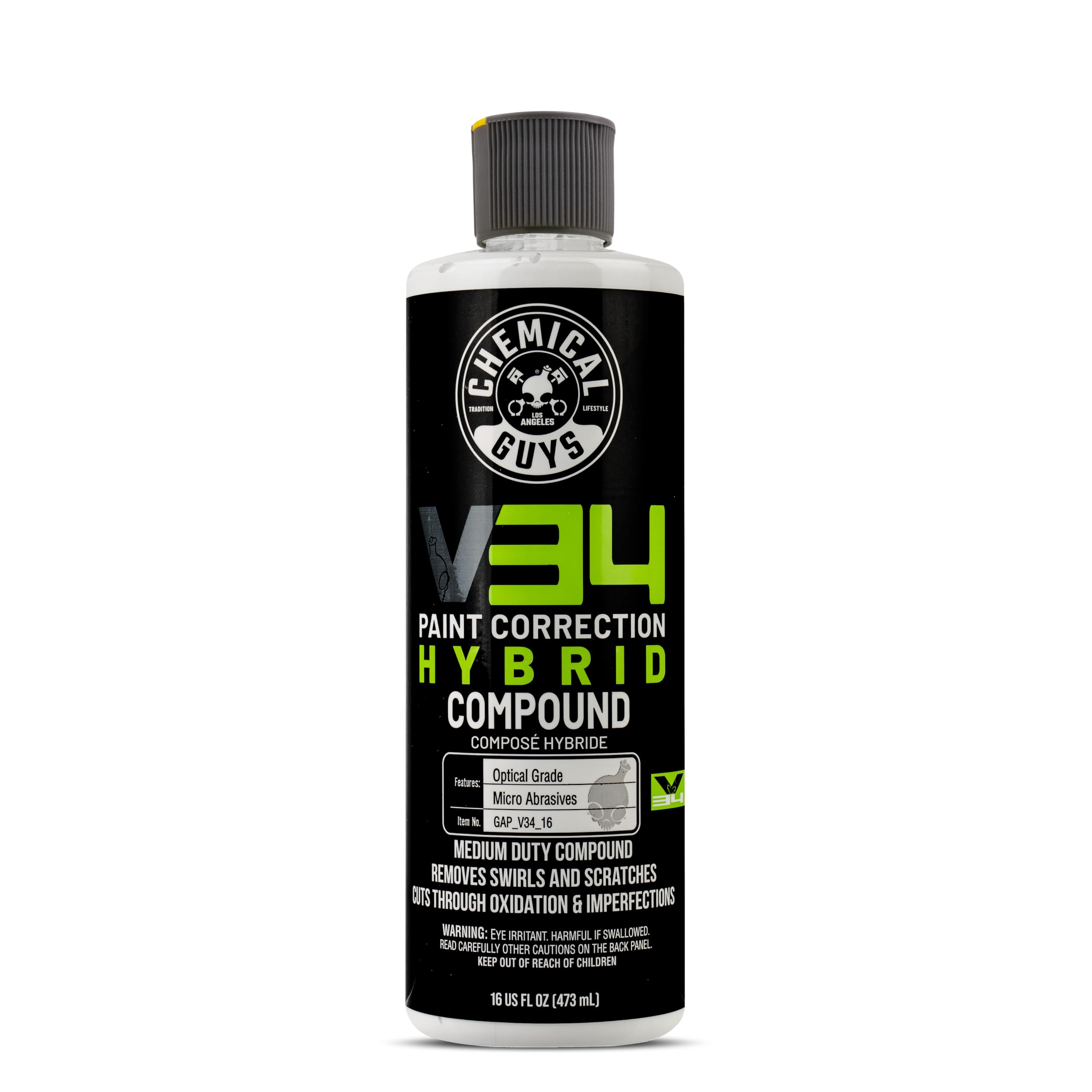 Chemical Guys V34_16 Gap V34 Optical Grade Hybrid Compound (16 oz)