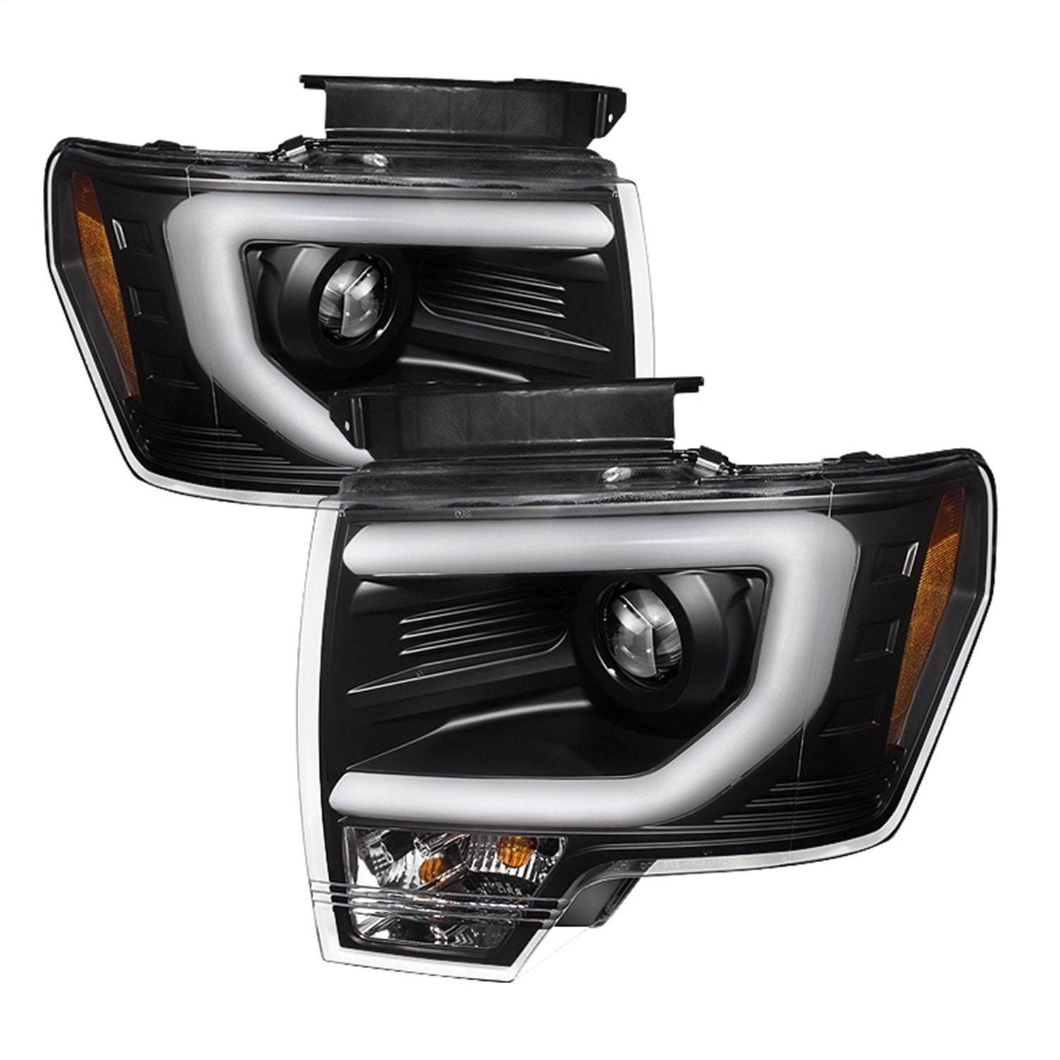 Auto Spyder 5077646 Projector Style Headlights Black/Clear