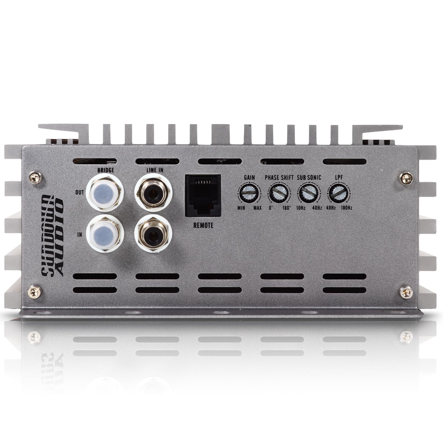 Sundown Audio Class D SAE-1000.1D Monoblock Amplifier - 1000W RMS @ 1? - High Power Car Subwoofer Amp with Dual MOS-FET, Advanced Filters, Heavy Duty Heat Sink, & Remote Bass Control