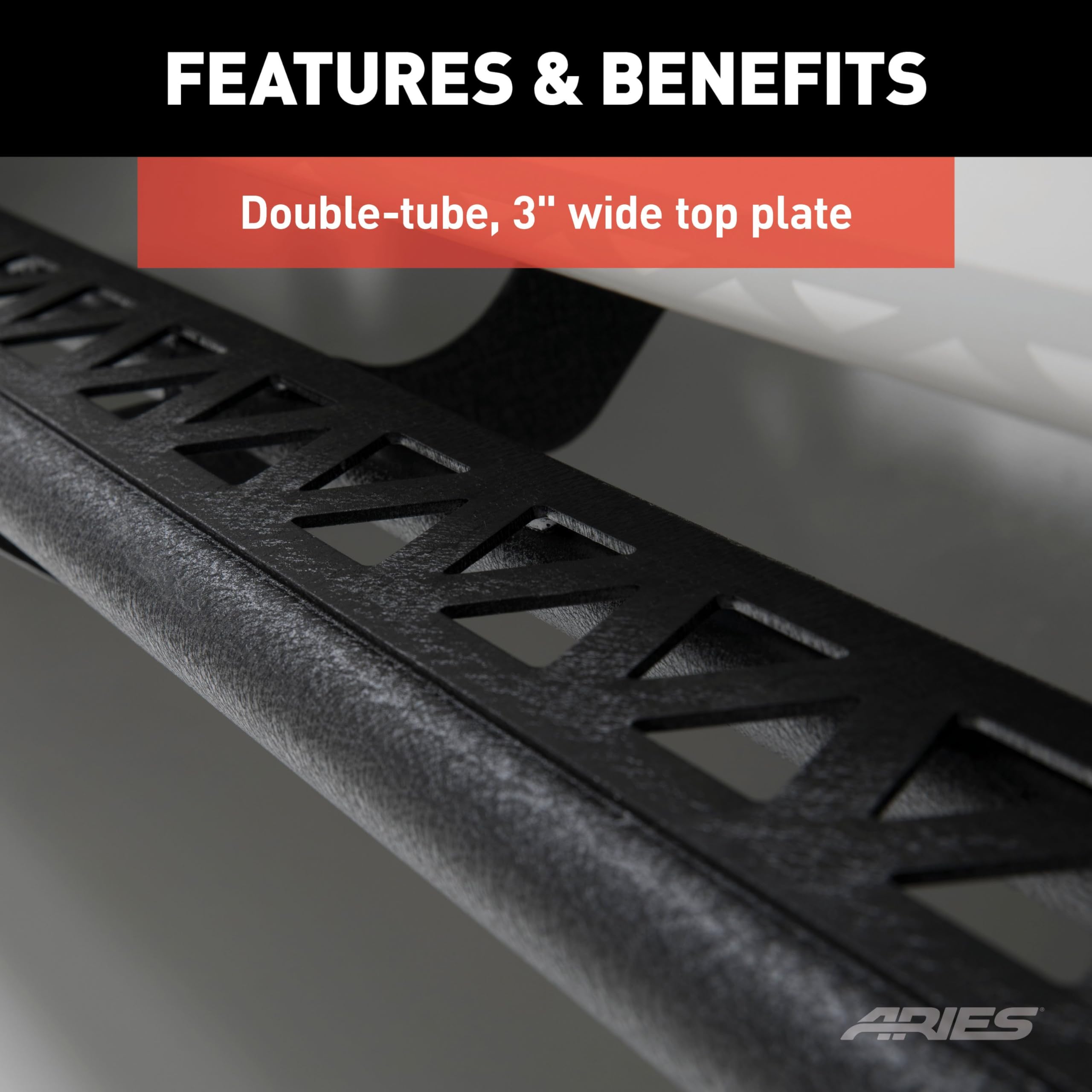 Black Steel ARIES Rocker Step Guard Running Boards, Select Jeep Grand Cherokee 2074103