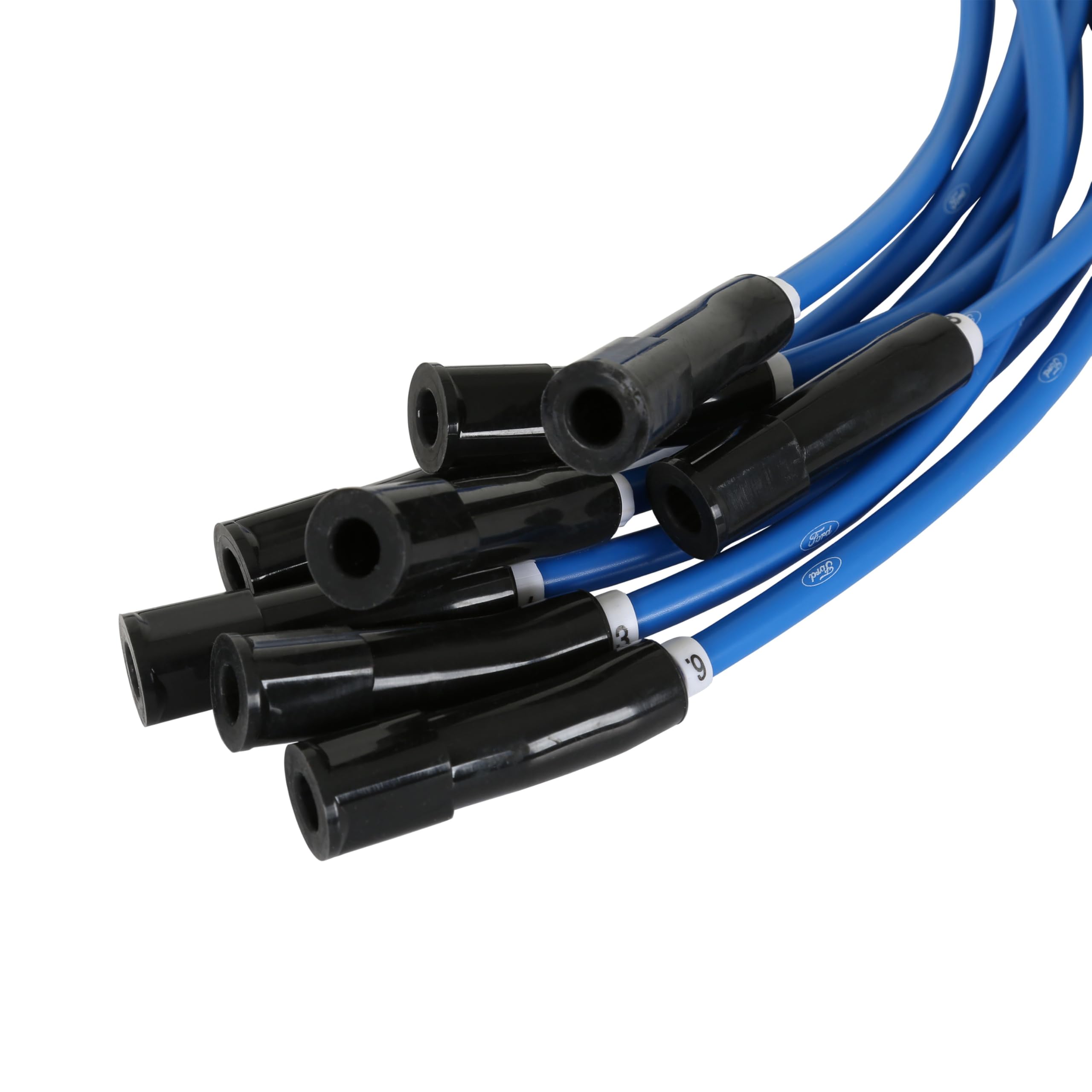 360-390-428 Scott Drake Classic 8Mm Blue Ign Wires (C7OZ-12259-BL8)