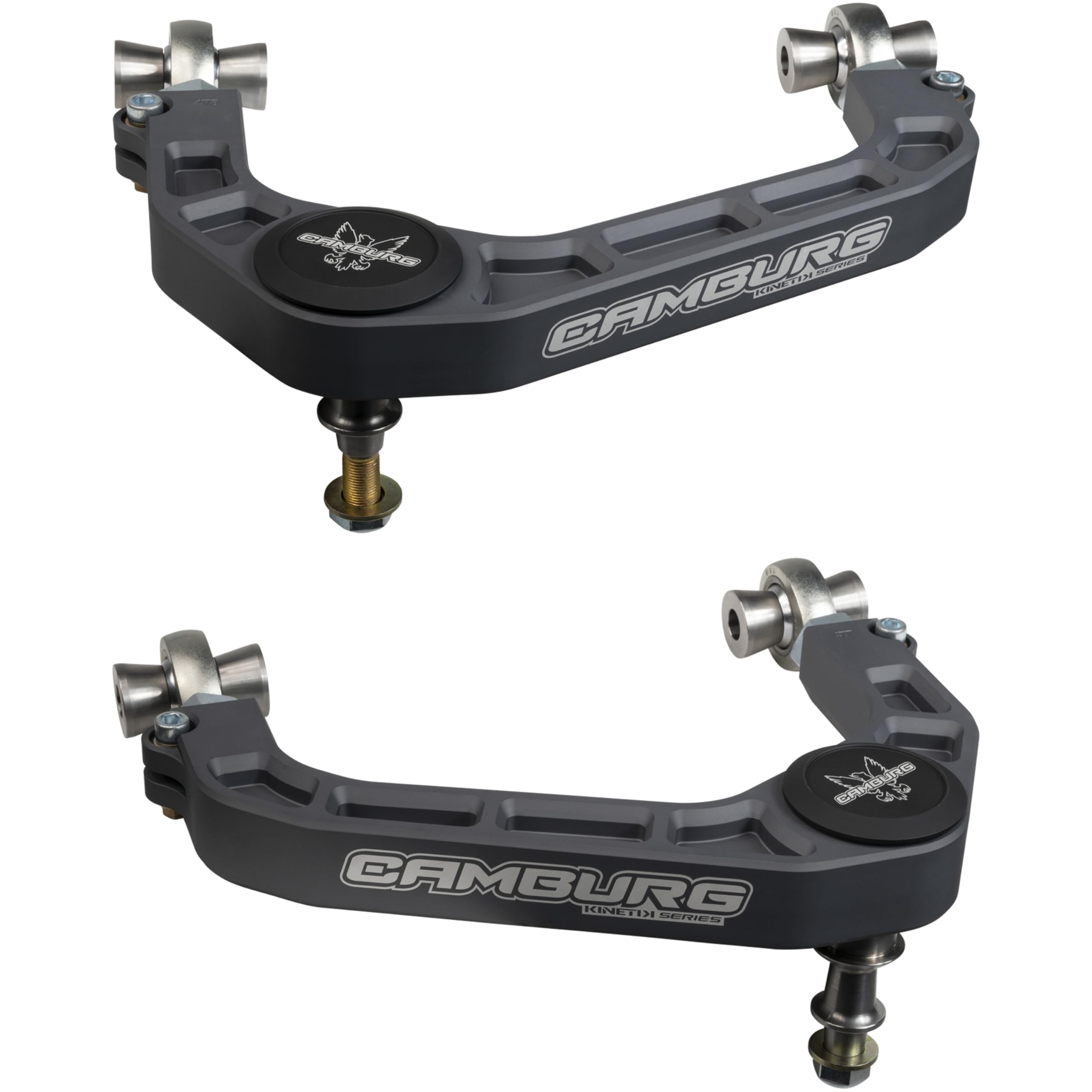 Camburg KINETIK Series Suspension Control Arm Kit CAM-110211-GRY: Gray, Compatible with 2021-2024 Ford F-150 (Excludes Raptor)