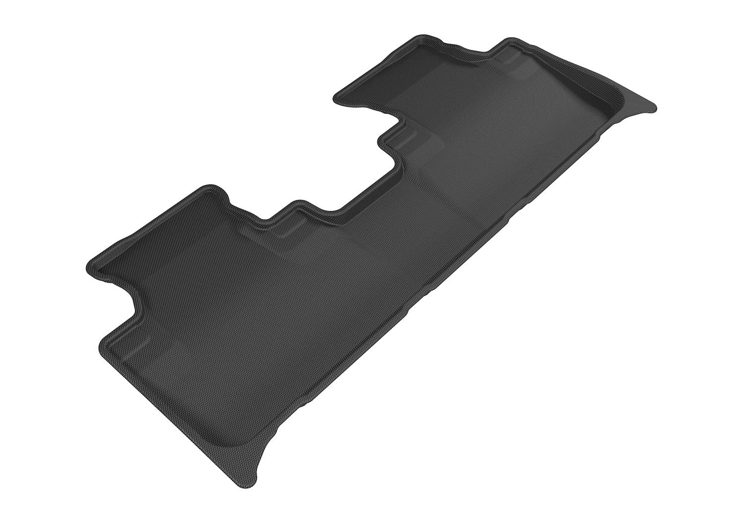3D MAXpider Custom Fit Second Row All-Weather Floor Mat for Select Lexus RX/ RX Hybrid Models - Kagu Rubber (Black)