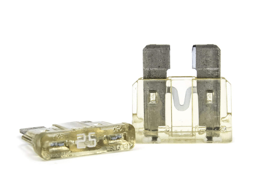 25 AMP Camco 65133 ATC/ATO Blade Fuse - Pack of 2