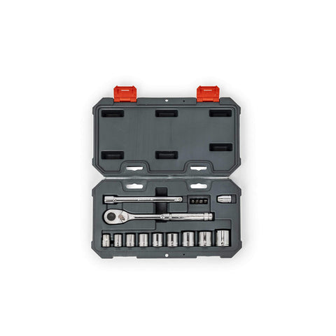 Crescent 3/8" Drive 16 Pc 12 Point SAE/Metric Mechanics Tool Set - CSWS6C