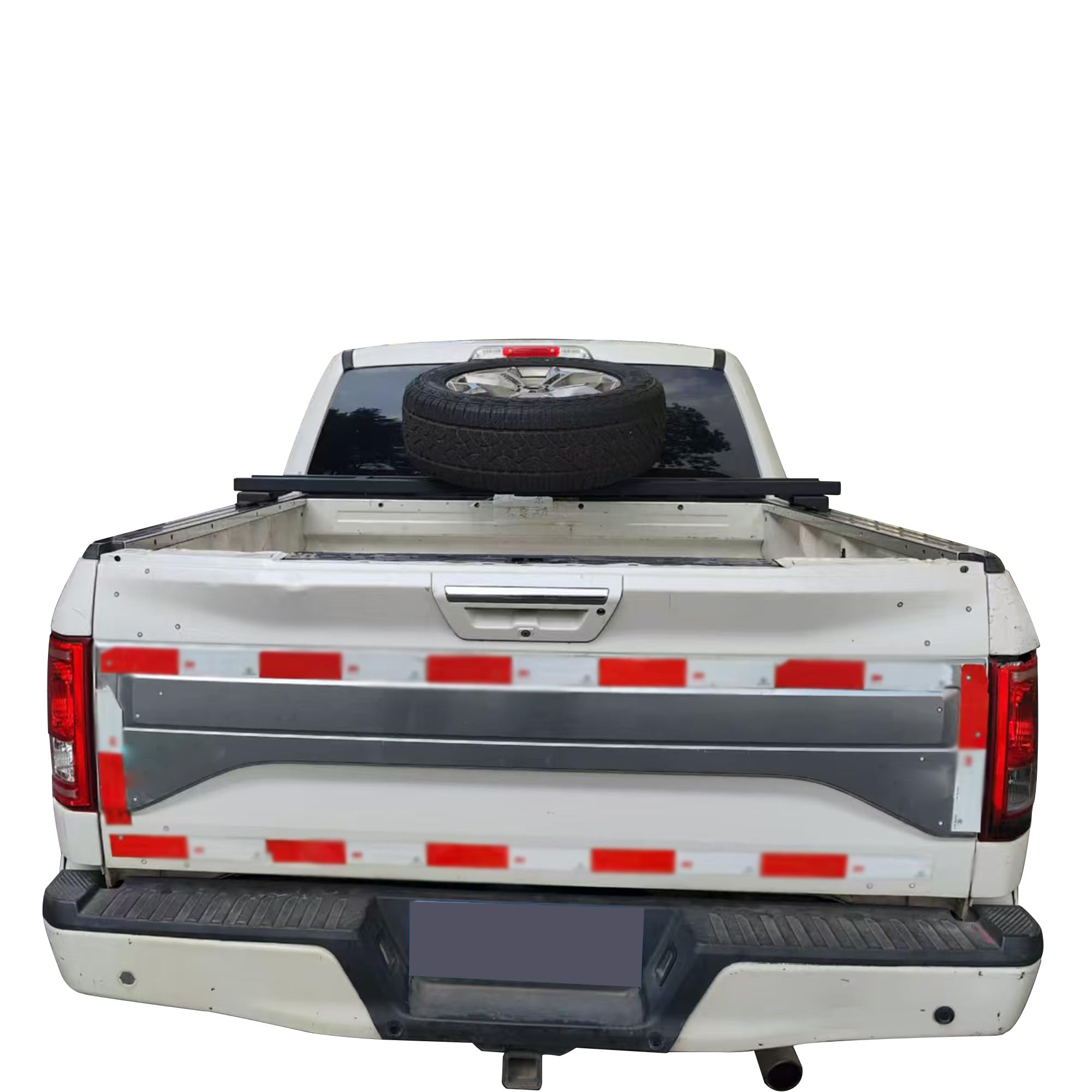 Stark Tire Carrier Black Black Horse Compatible with 2014-2025 GMC Sierra 1500|2014-2025 GMC Sierra 2500 HD|2007-2025 Toyota Tundra-STC01