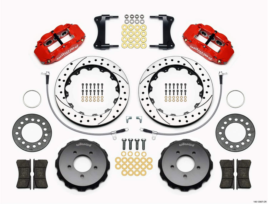 Front Hat Kit FNSL6R,12.88", Drill, Red