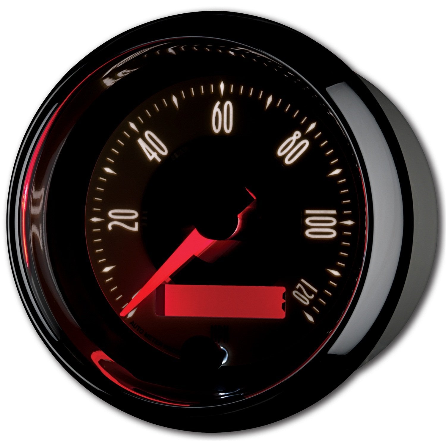 Auto Meter 1186 3-3/8" Cruiser 120 mph Programmable Speedometer Gauge