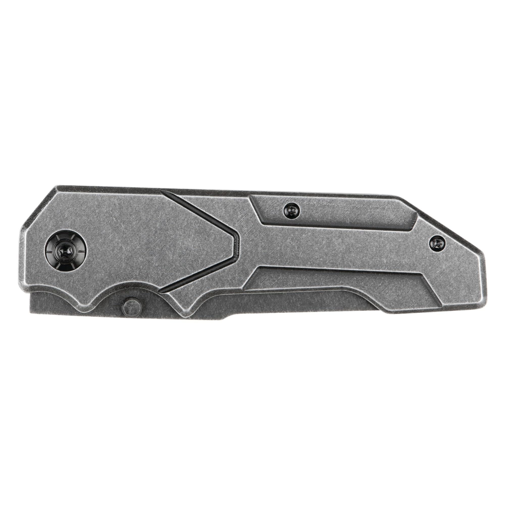 Non-Reflective Black Tanto Blade Performance Tool W9357 Pocket Knife with Inline Blade Lock and Pocket Clip - 8-1/4-Inch Overall Open Length