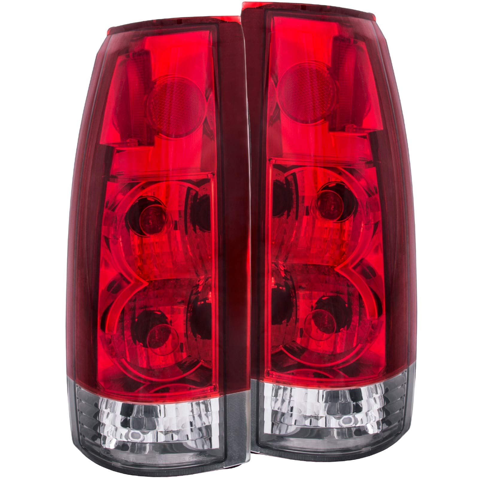 Cadillac/Chevrolet/GMC AnzoUSA 211140 Red/Clear G5 Tail Light Assembly - (Sold in Pairs)