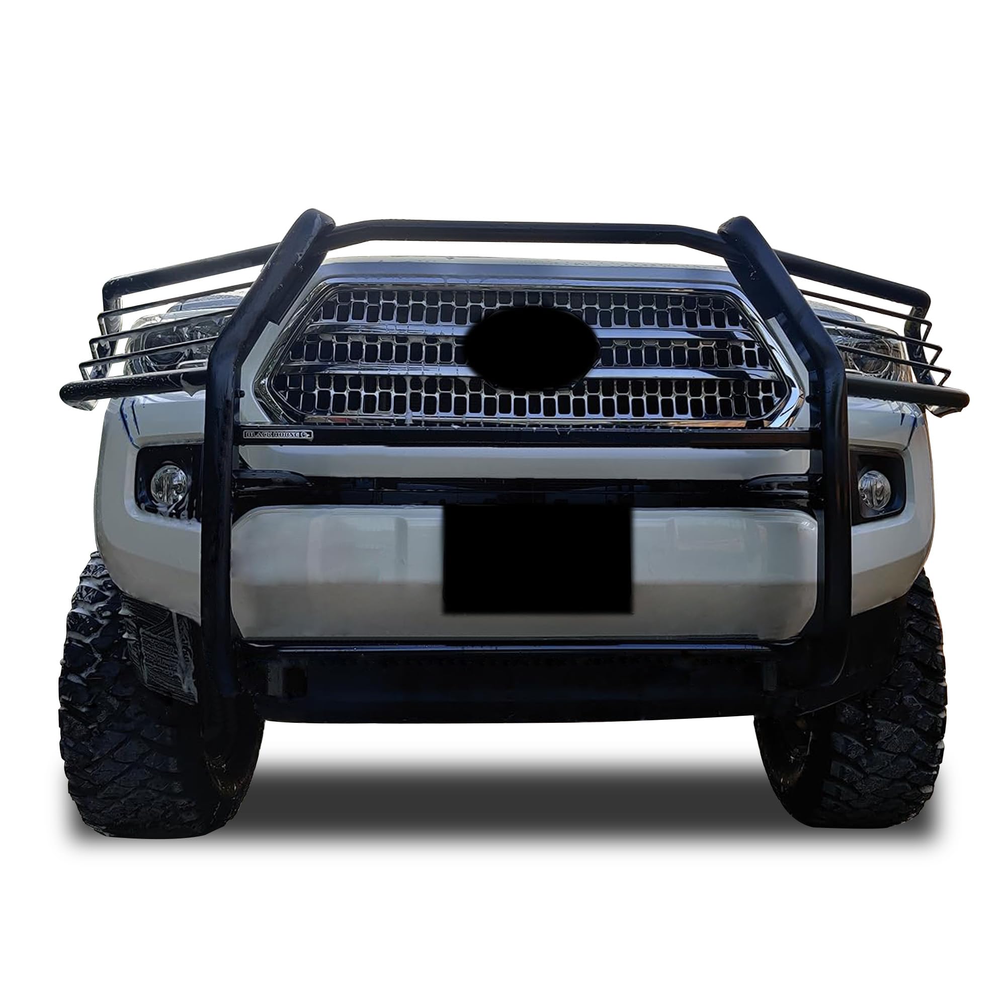 Grille Brush Black Horse Bumper Guard Modular Compatible with 2016-2023 Toyota Tacoma-17A096402MA