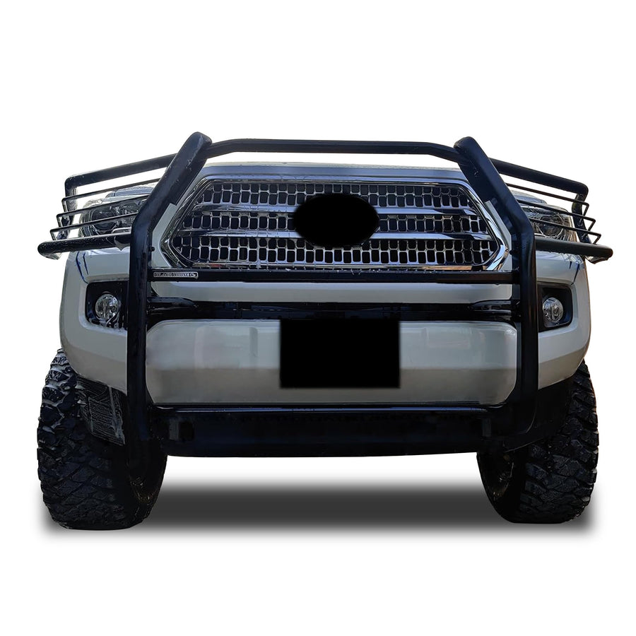 Grille Brush Black Horse Bumper Guard Modular Compatible with 2016-2023 Toyota Tacoma-17A096402MA