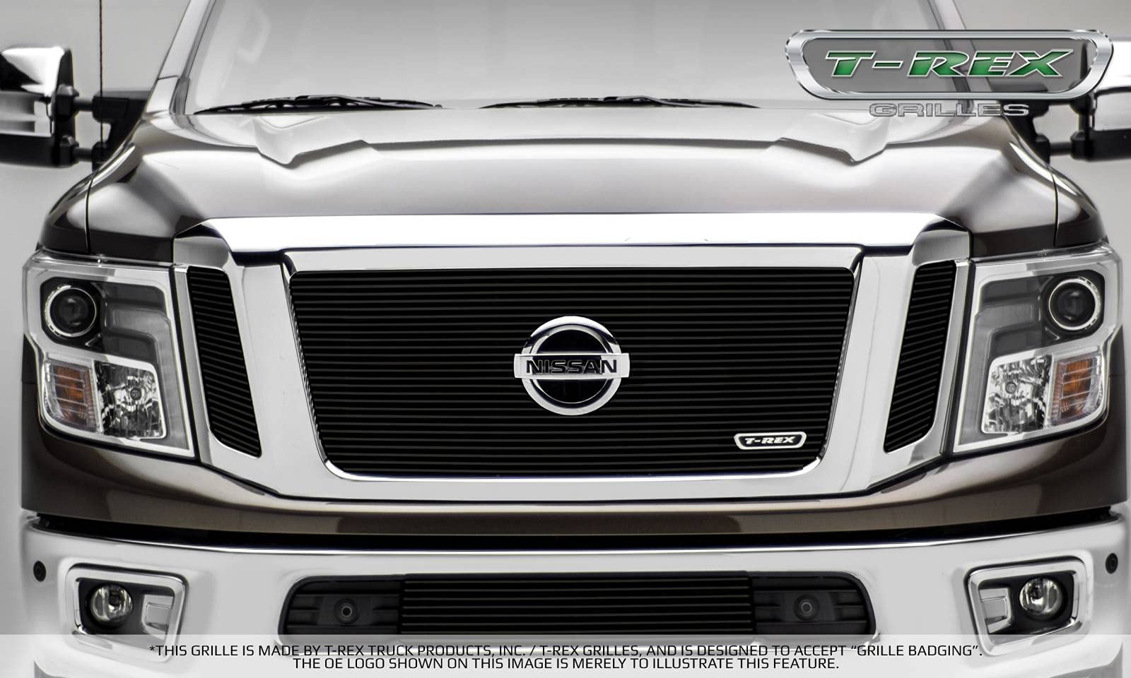 Billet Black T-Rex 20785B Grille T-Rex Nissan Titan