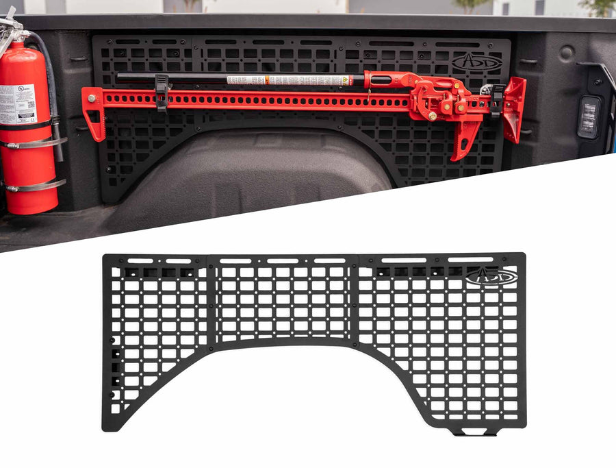 Molle Panels Bed Side for the 2019-2024 Chevy Silverado 1500/GMC Sierra 1500 | Molle Pattern Offers Diverse Mounting Solutions | Made in The USA | Addictive Desert Designs (Passenger Side Full Kit)
