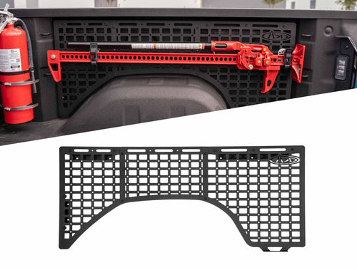 Molle Panels Bed Side for the 2019-2024 Chevy Silverado 1500/GMC Sierra 1500 | Molle Pattern Offers Diverse Mounting Solutions | Made in The USA | Addictive Desert Designs (Passenger Side Full Kit)