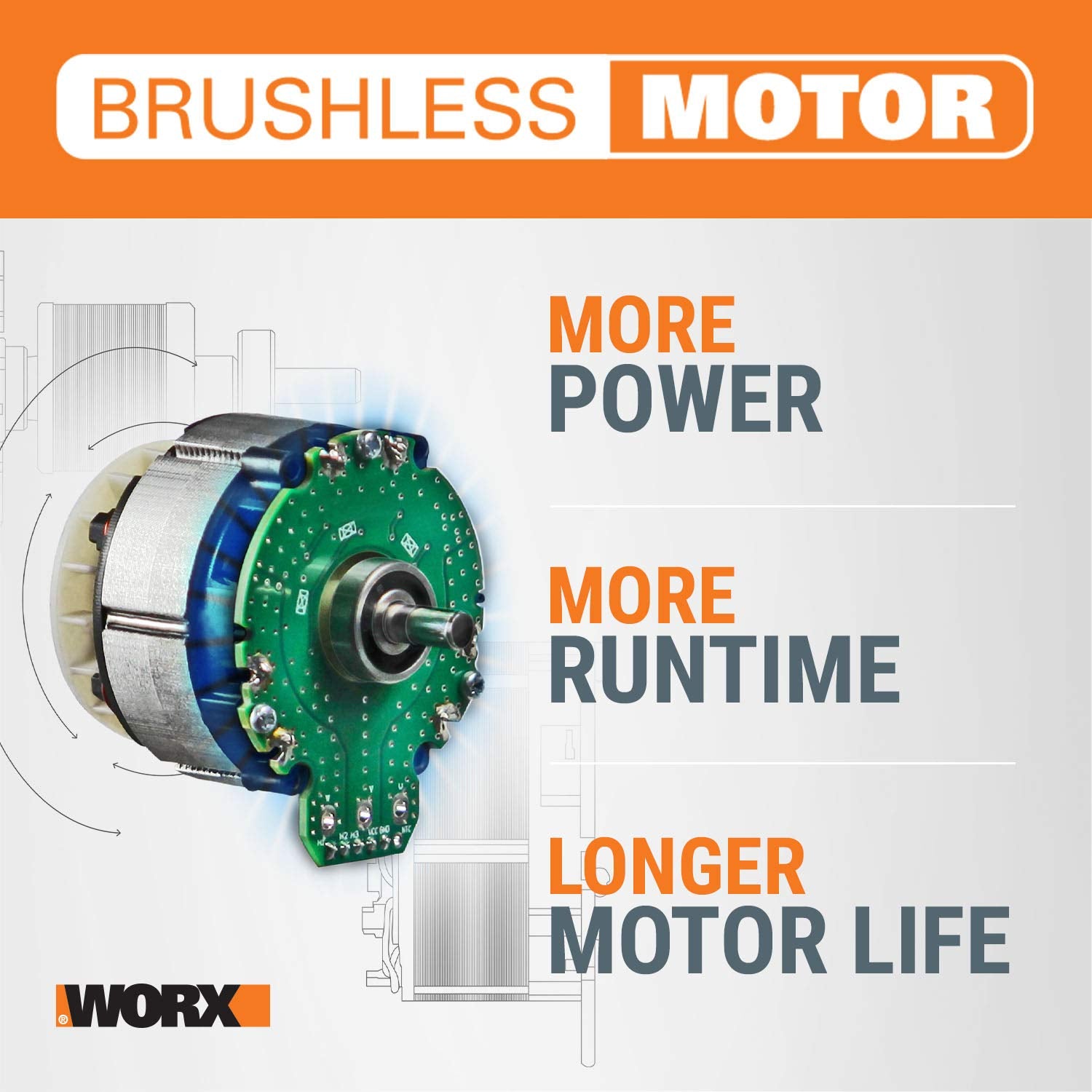 40V Worx 14" Cordless Chainsaw Power Share with Auto-Tension - WG384 (Batteries & Charger Included)