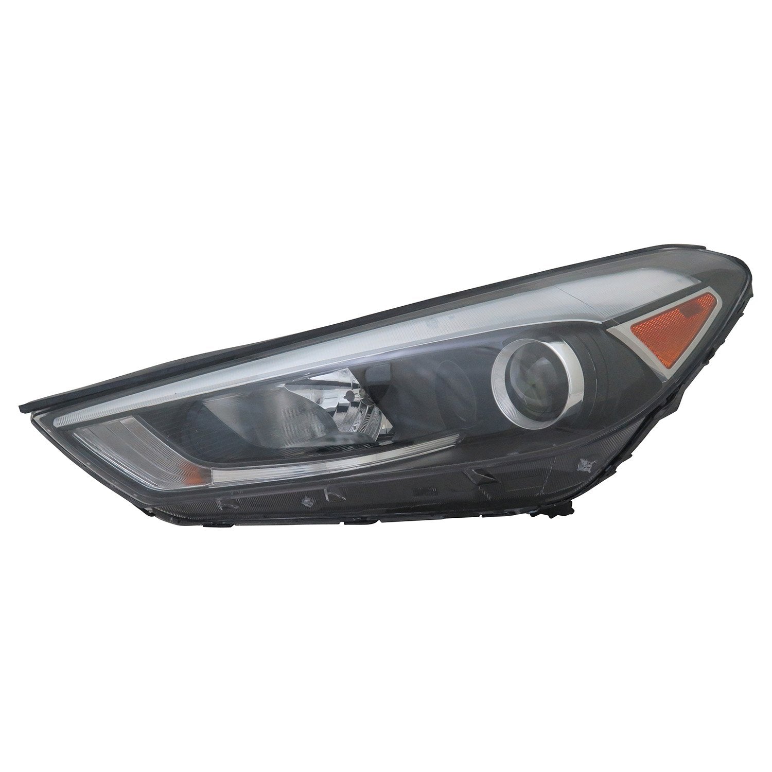 Left TYC Headlight Assembly Compatible with 2016-2018 Hyundai Tucson