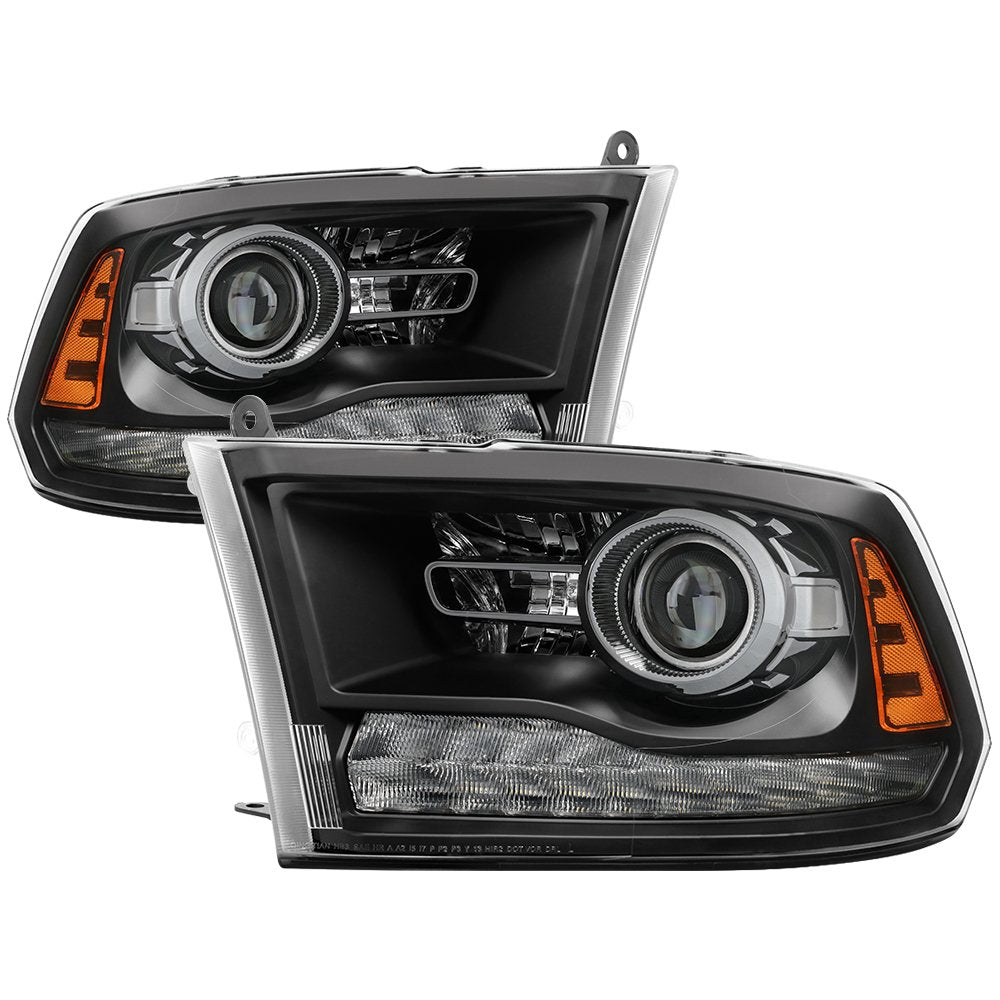 OEM Style Xtune Headlight (HD-JH-DR13-OE-BK) (POE)