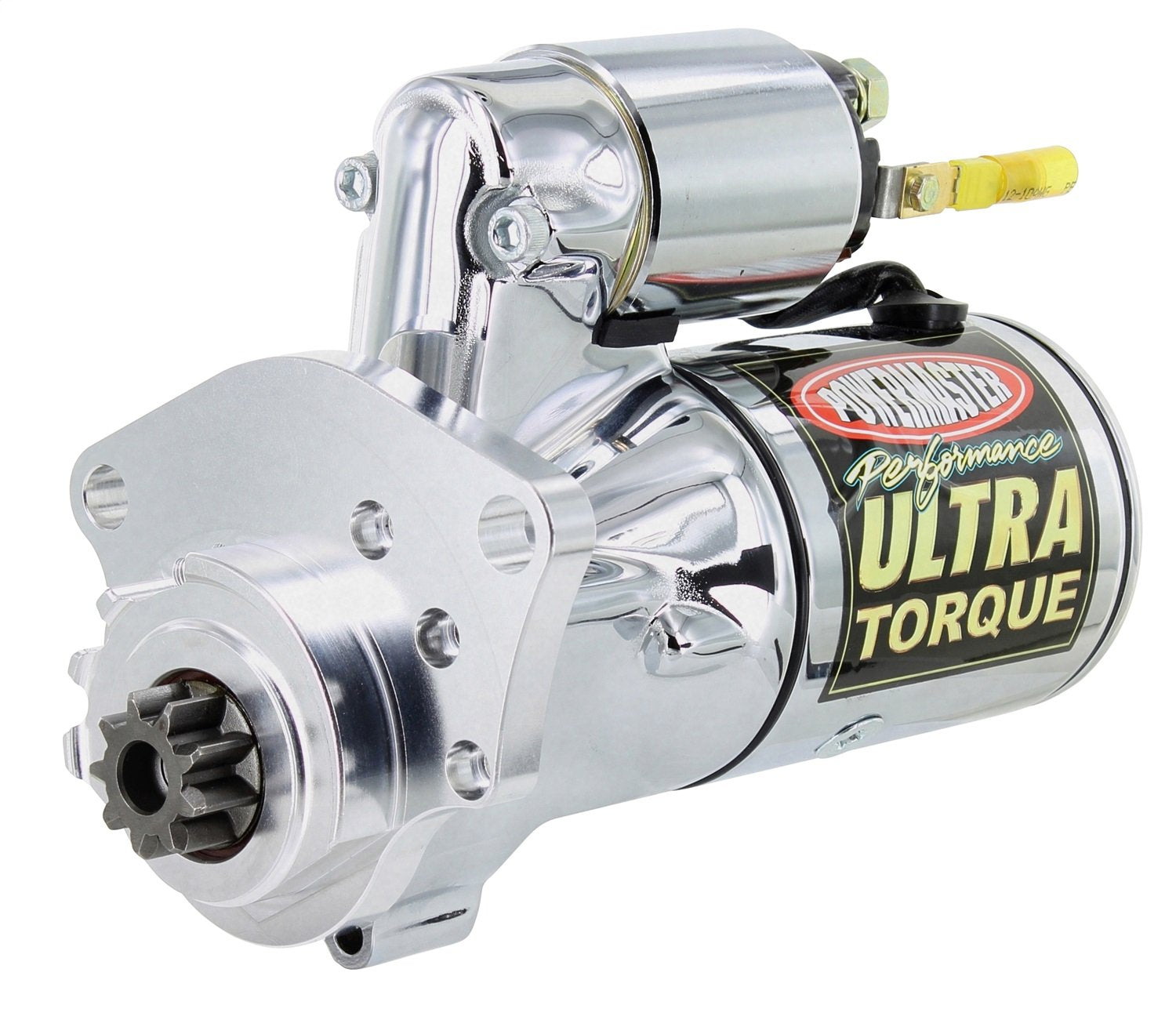 Chrome Powermaster 19413 Alternator (Ultra with billet Black Mopar [SB & BB] Hemi 2.5kw)