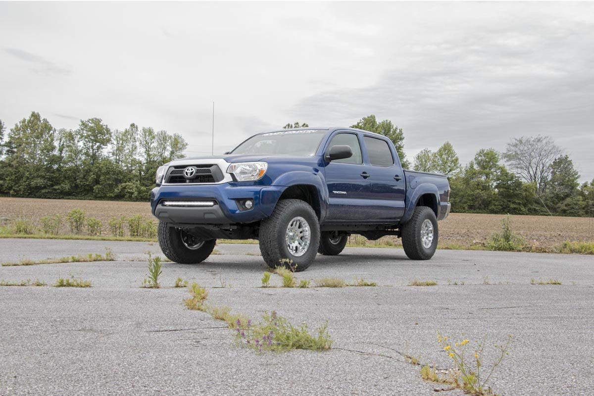 3" Rough Country Lift Kit w/N3 Shocks for 2005-2023 Toyota Tacoma - 74530RED