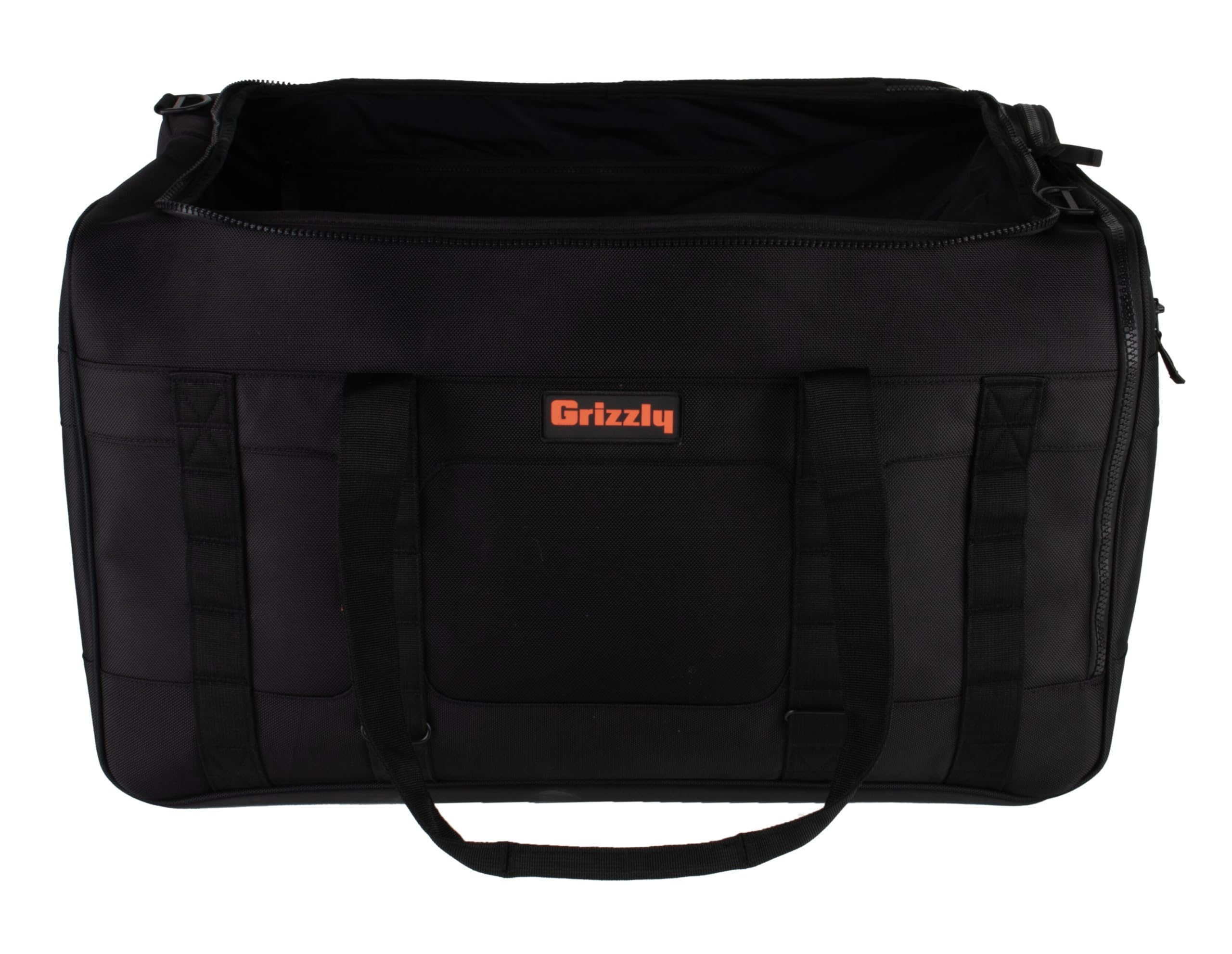 Duffle Grizzly 100 | Heavy-Duty Construction | Water Resistant Base | 100L Capacity | Large Storage Pocket | Blackout