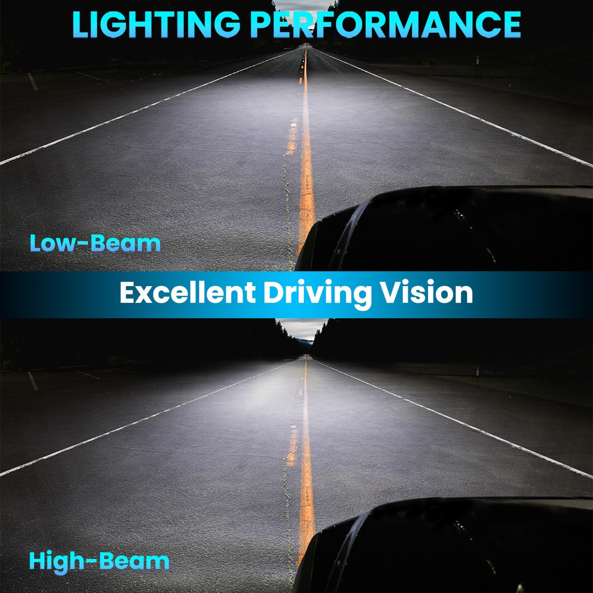 Black Smoke SPEC-D TUNING Full LED Projector Headlights w/Switchback and Sequential Turn Signals Compatible with 2016-2021 Honda Civic with Factory Halogen Headlight Models