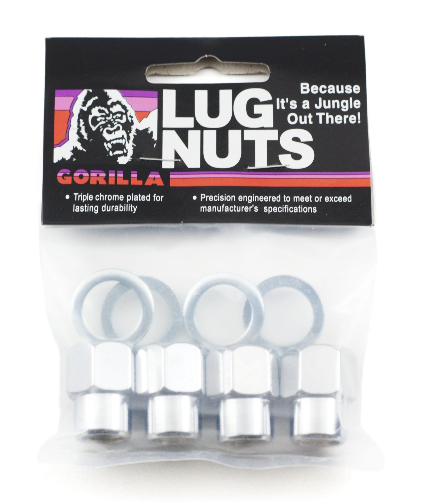 Short Mag Gorilla Automotive 73087SMB Open End Lug Nuts (1/2" Thread Size)