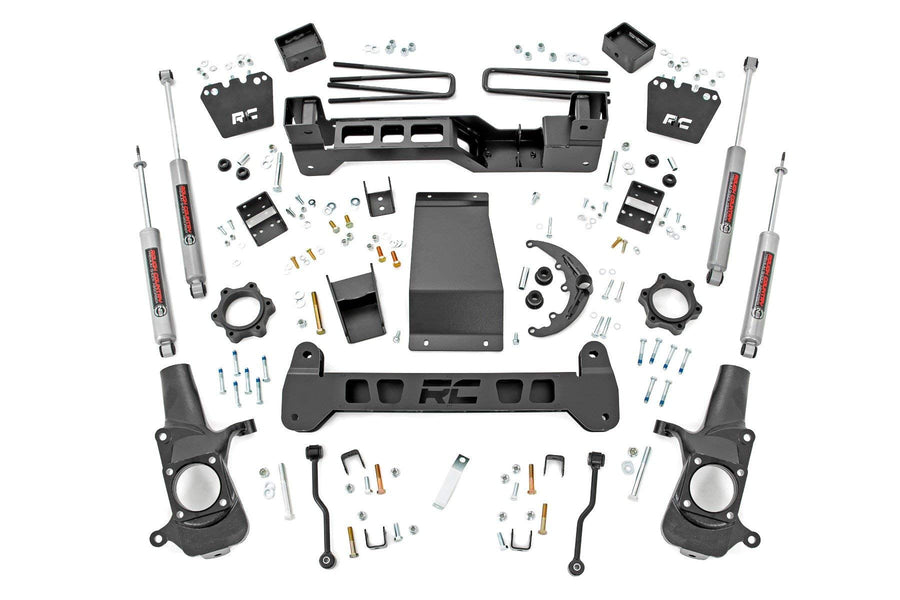 6" Rough Country Suspension Lift Kit for 2001-2010 Chevy/GMC 2500HD 4WD - 29730A