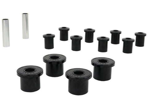 Black Nolathane REV161.0000 Leaf Spring and Shackle Bushing (Rear)