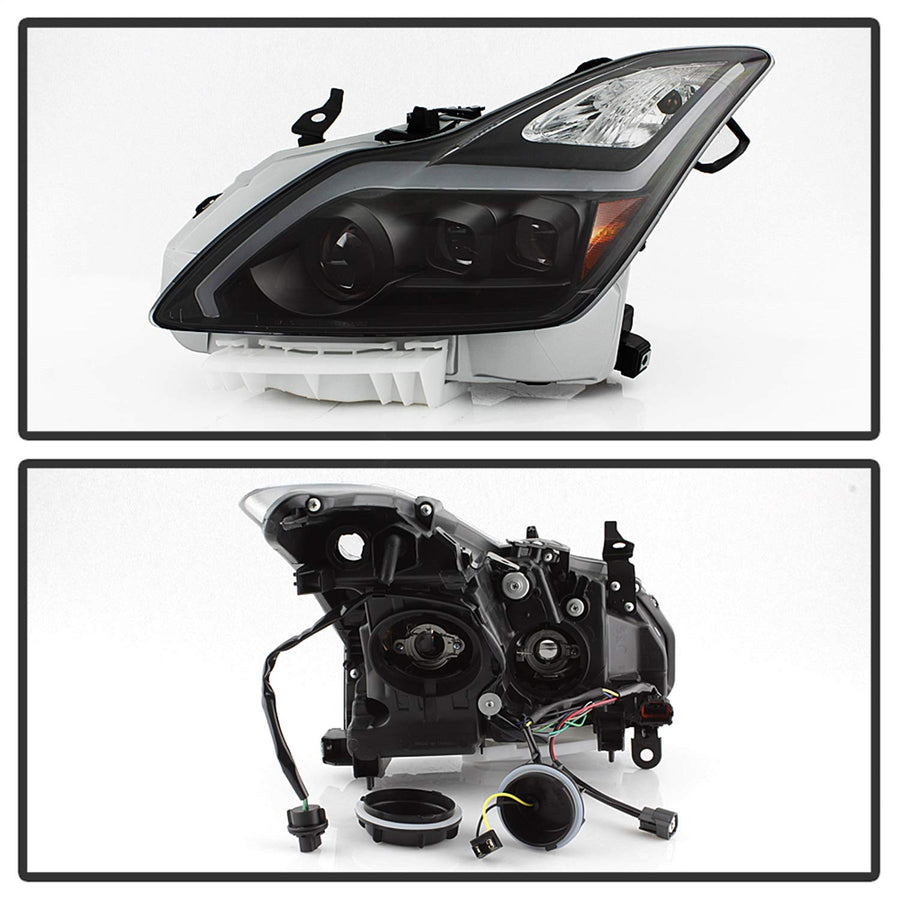 Spyder Projector Headlight Xtune PRO-JH-IG3708-2D-LB-BK, 1 Pack