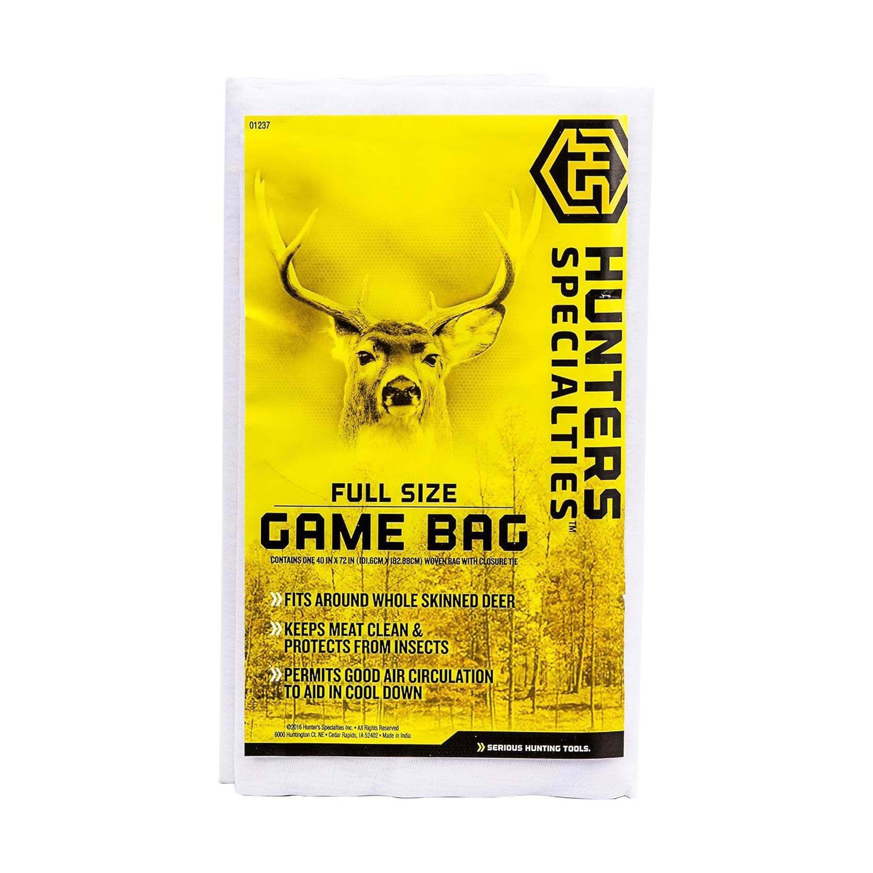 Specialties Hunters Game Bag | Full Size Reusable Washable Heavy-Duty Canvas Field Dressing Game Bags, 40" X 72"
