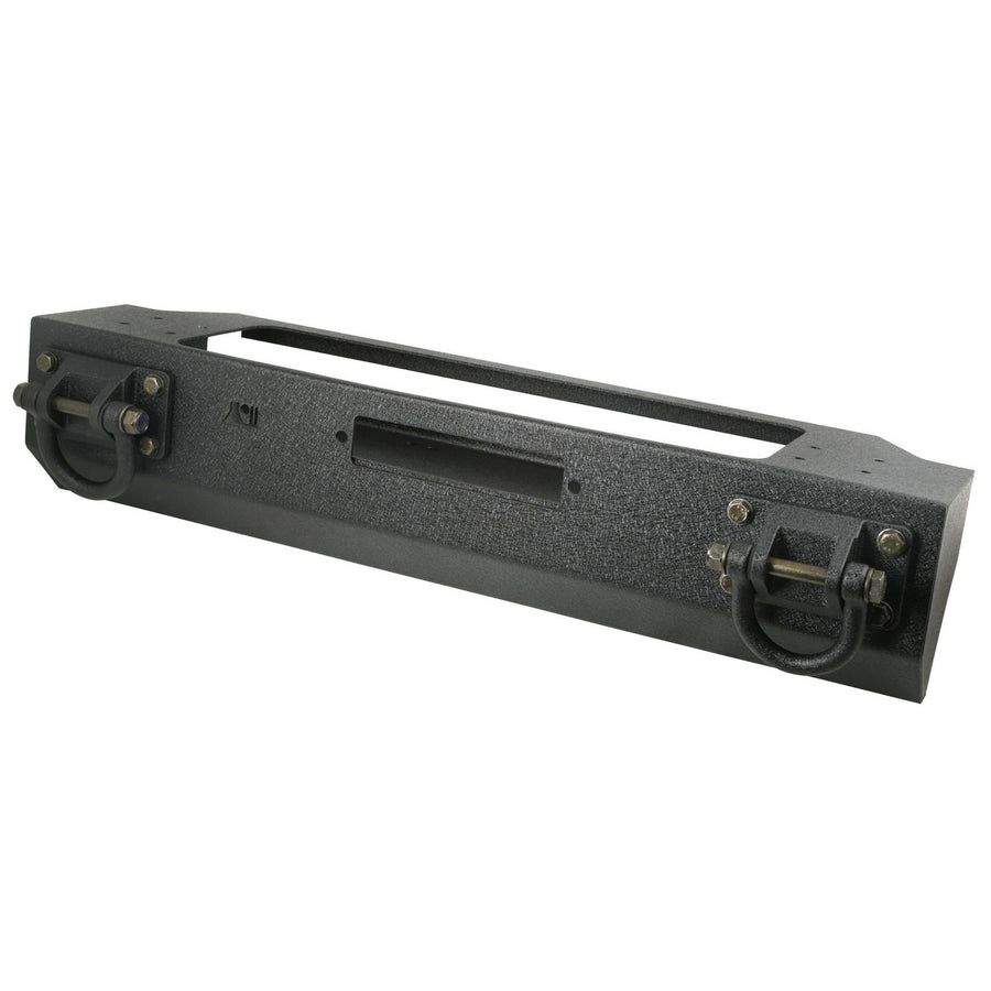XHD Rugged Ridge Bumper, Front | Stubby Modular w/Winch Mount, Steel, Textured Black | 11540.40 | Fits 1976-1986 Jeep CJ; 1987-2006 Jeep Wrangler YJ/TJ