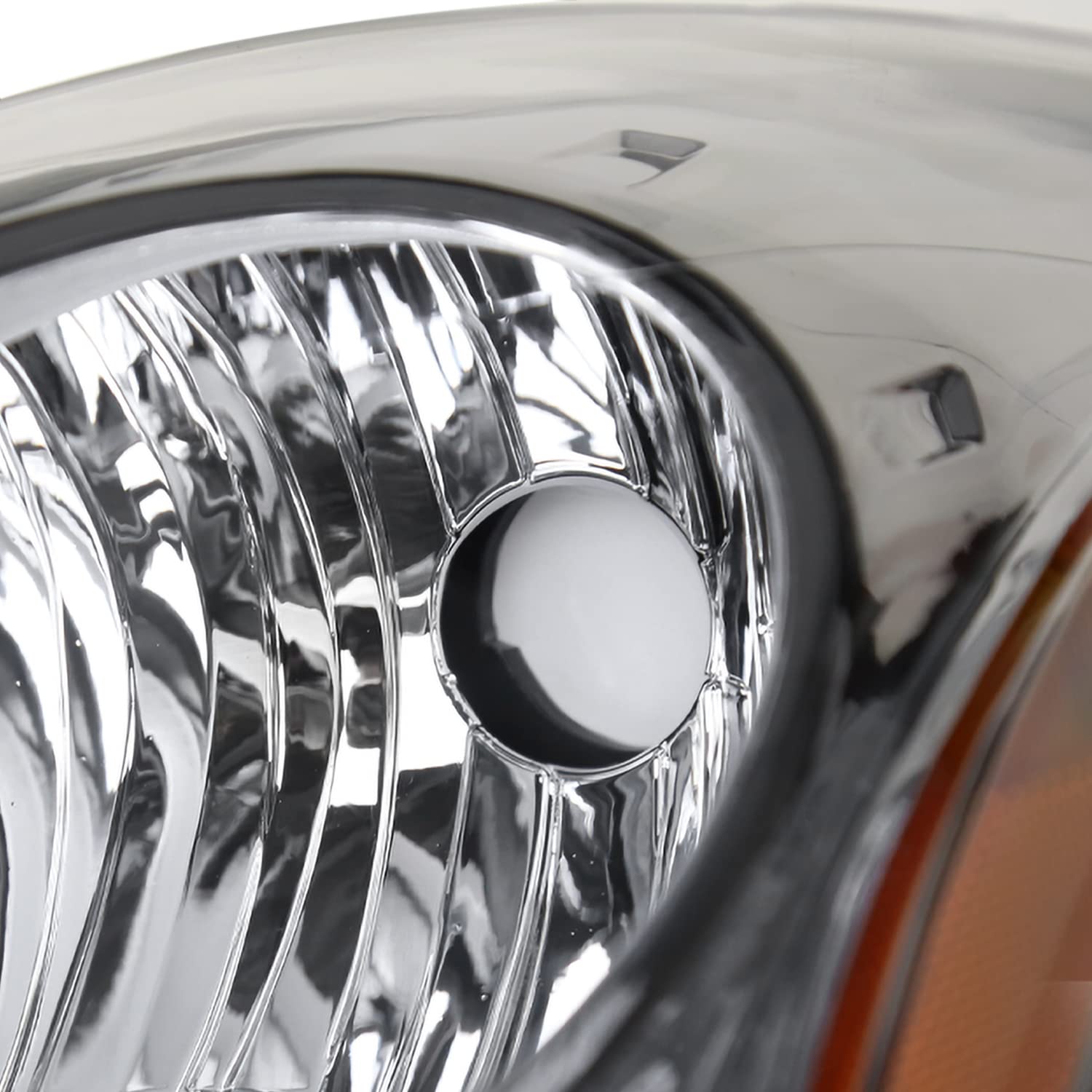 Left Driver Side Chrome Headlight SPEC-D TUNING Compatible with 2010-2012 Nissan Altima 4Dr Sedan Models