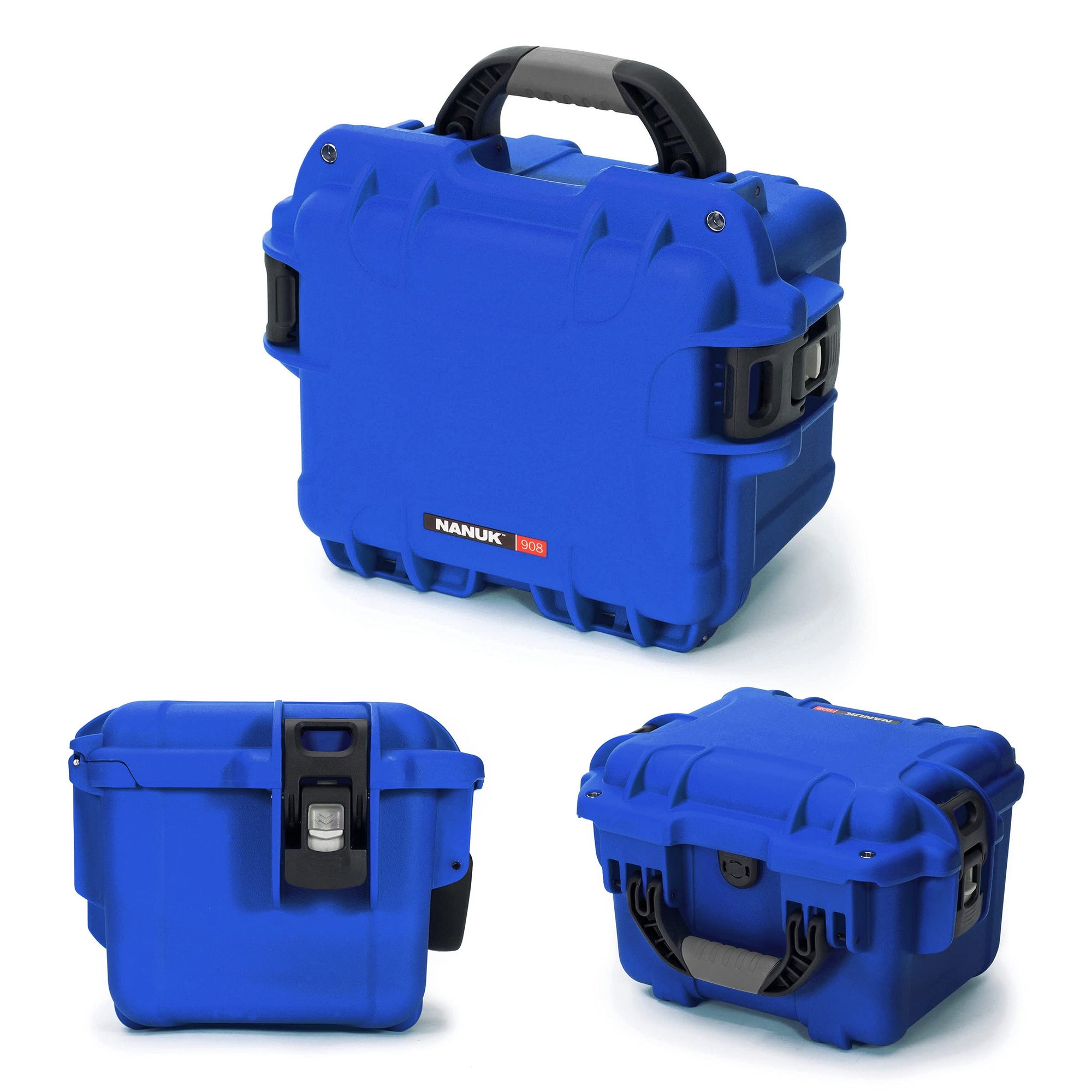 Blue Nanuk 908 Waterproof Hard Case with Padded Divider