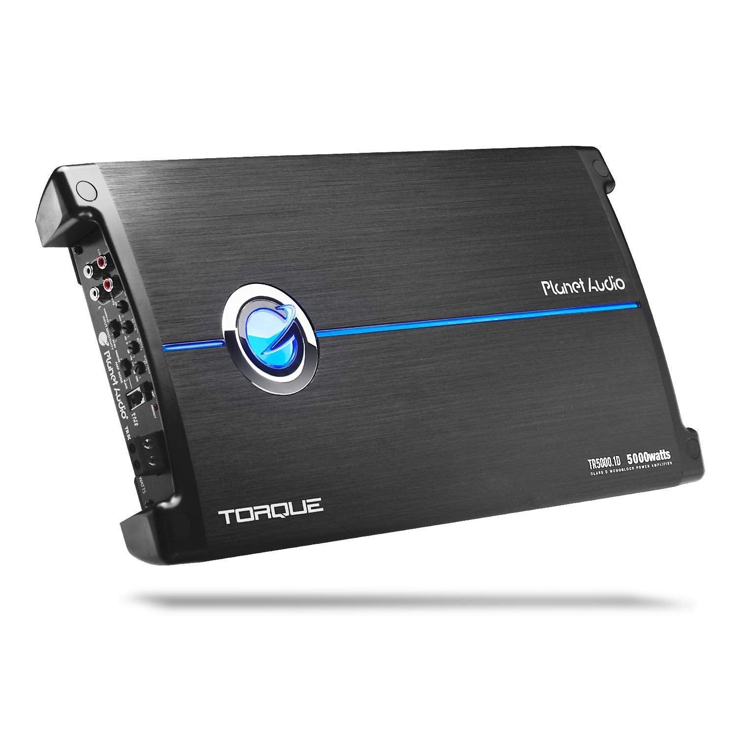 Planet Audio TR5000.1D Monoblock Class D Car Amplifier - 5000 High Output, 1 Ohm, Low Level Inputs, Low Pass Crossover, Hook Up to Subwoofer for Bass
