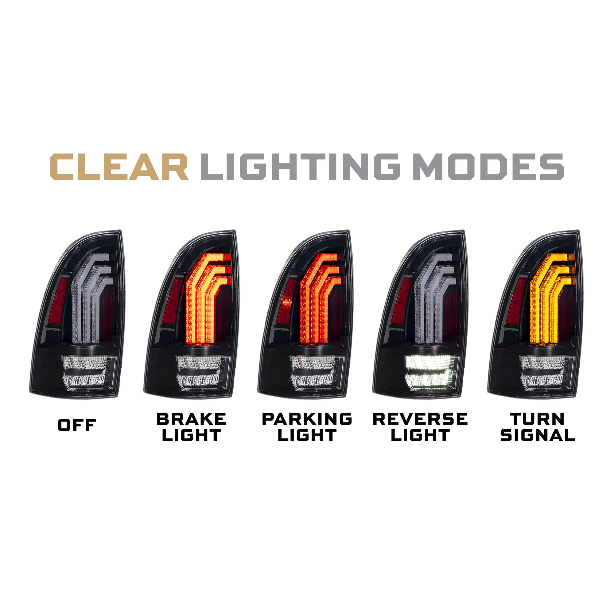 Morimoto Smoked XB LED Taillights for Toyota Tacoma 05-15 (LF727)