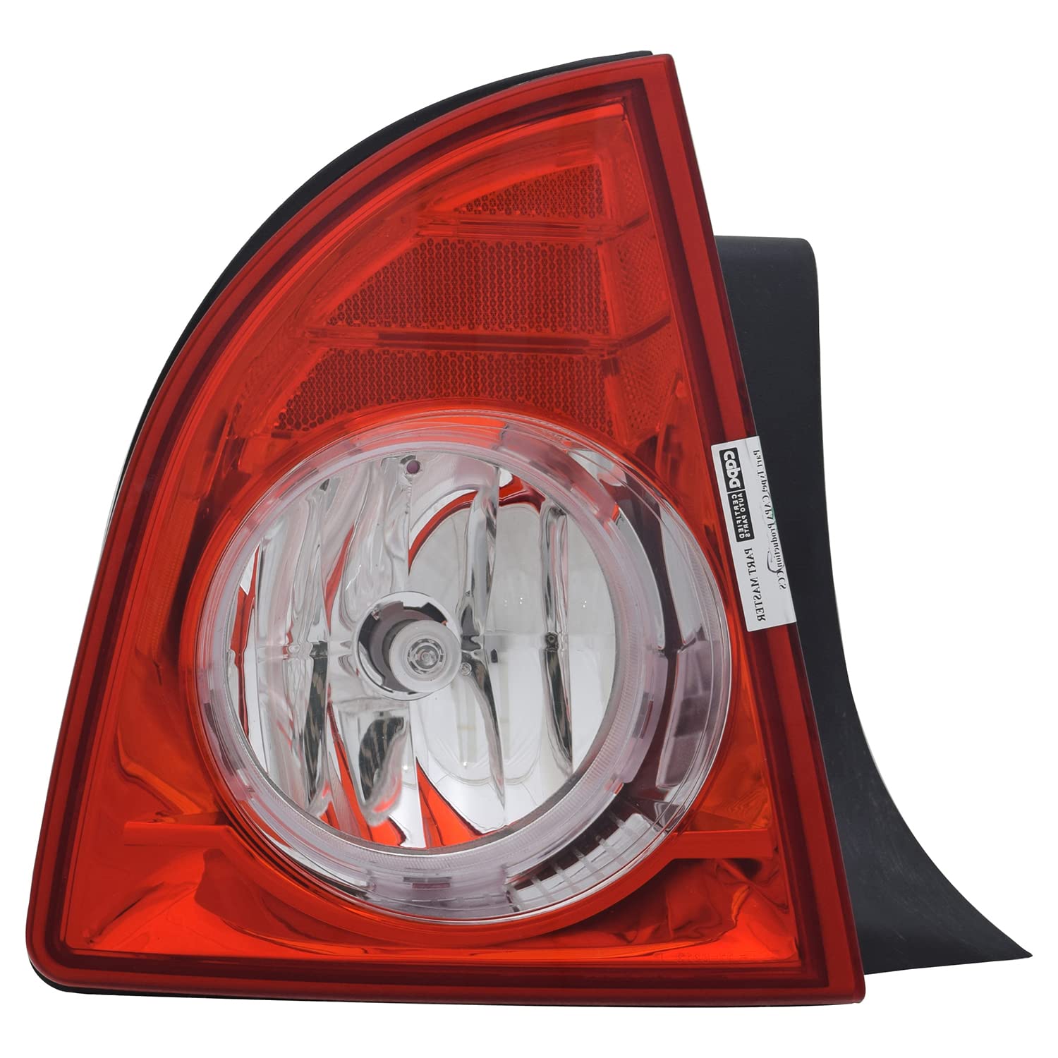 Left TYC Tail Light Assembly Compatible with 2008-2012 Chevrolet Malibu