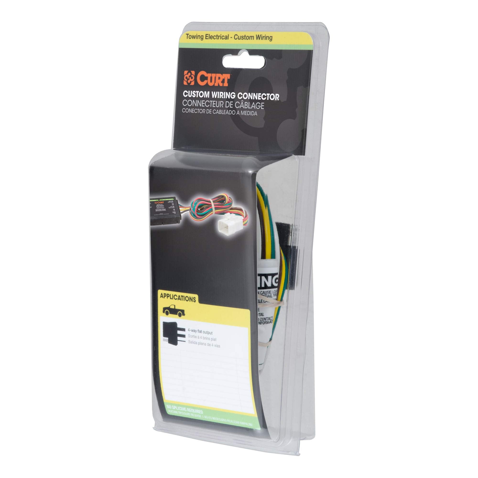 CURT 4-Pin Vehicle-Side Custom Trailer Wiring Harness, Fits Select Land Rover Evoque