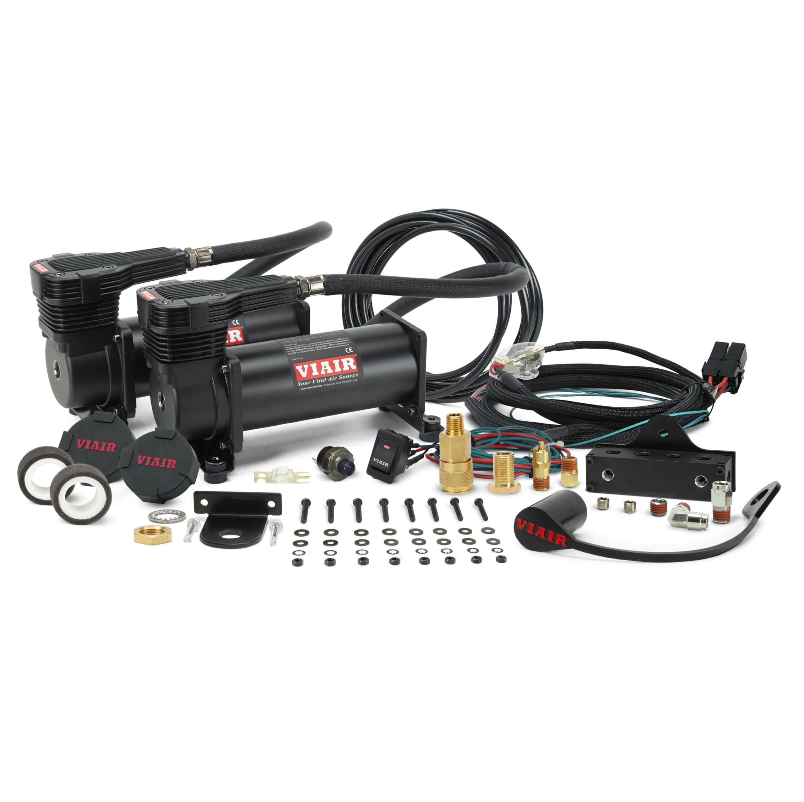 485 Dual Stealth Black Viair Mounted System (VMS), 200PSI