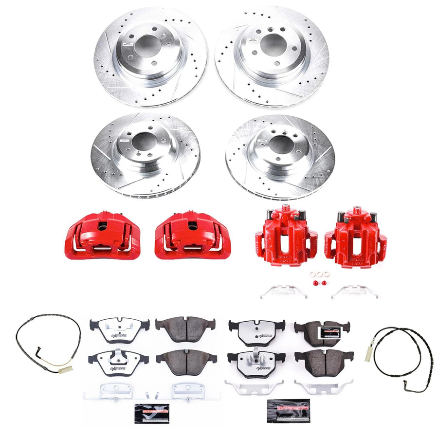 Power Stop Z26 KC2883-26 Front & Rear Brake Kit BMW For BMW 335i xDrive 2009-2010, BMW 335xi 2007-2008 [Model Specific]