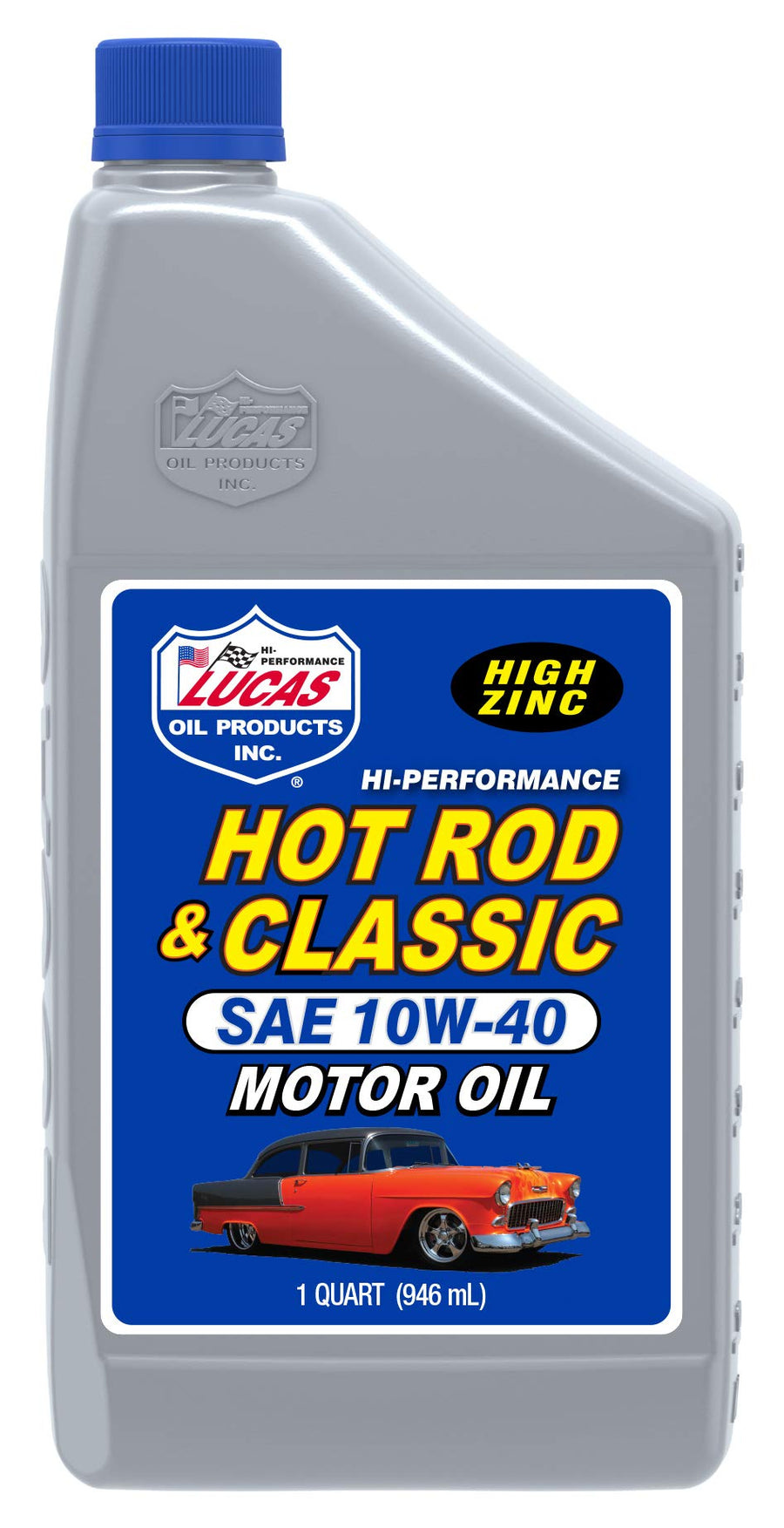 Lucas Oil 10688 SAE 10W-40 Motor Oil Hot Rod and Classic Car - 1 Quart