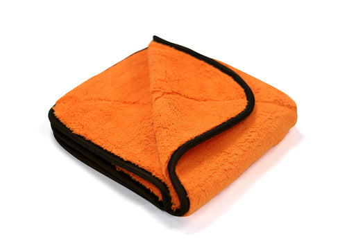 Ultimate Maxshine 16" x 16" Crazy Orange Microfiber Towel (1000GSM) – Ultra-Plush, High-Absorbency Drying Cloth – Scratch-Free for Car Detailing, Cleaning & Polishing