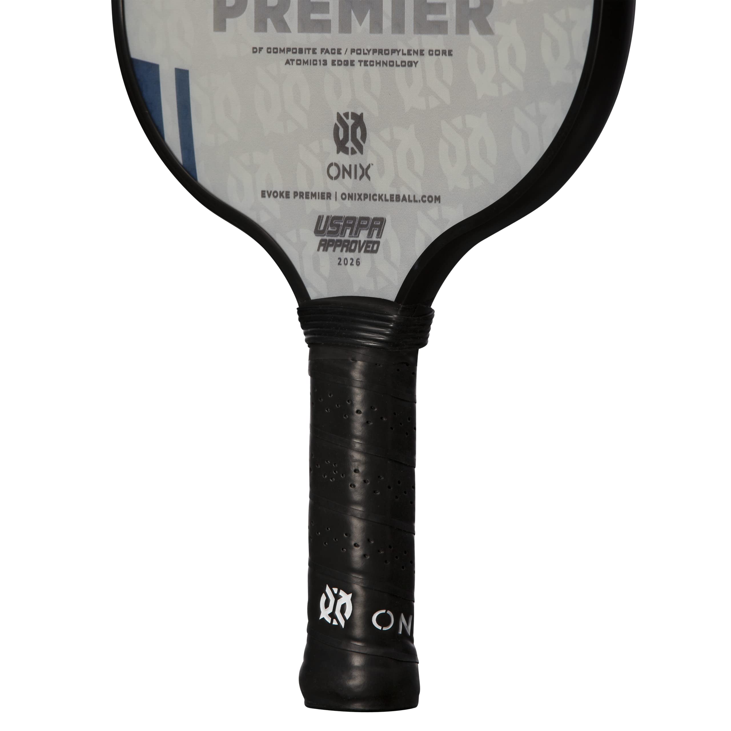 Heavy Weight ONIX Evoke Premier Pickleball Paddle, Blue