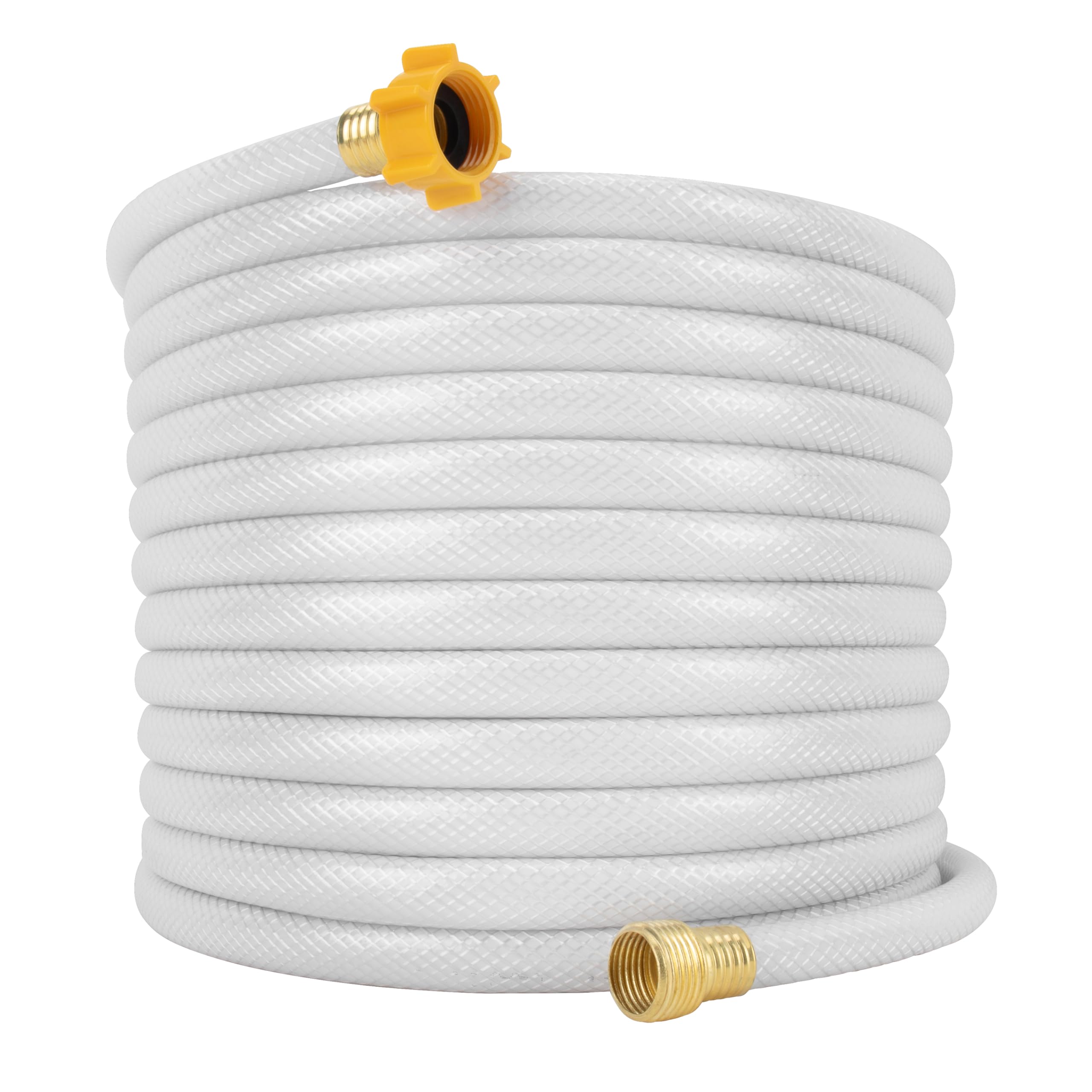 Camco 50-Ft TastePURE Water Hose - RV Drinking Water Hose Contains No Lead, No BPA & No Phthalate - Features Reinforced Design & Crafted of PVC - 1/2” Inside Diameter, Made in the USA (22753)