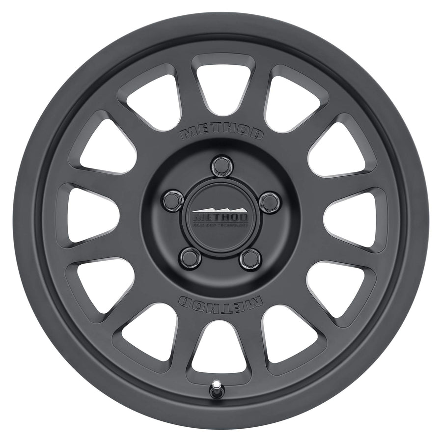 703 Method Race Wheels Matte Black 17x8.5" 5x5", 0mm offset 4.75" Backspace, MR70378550500