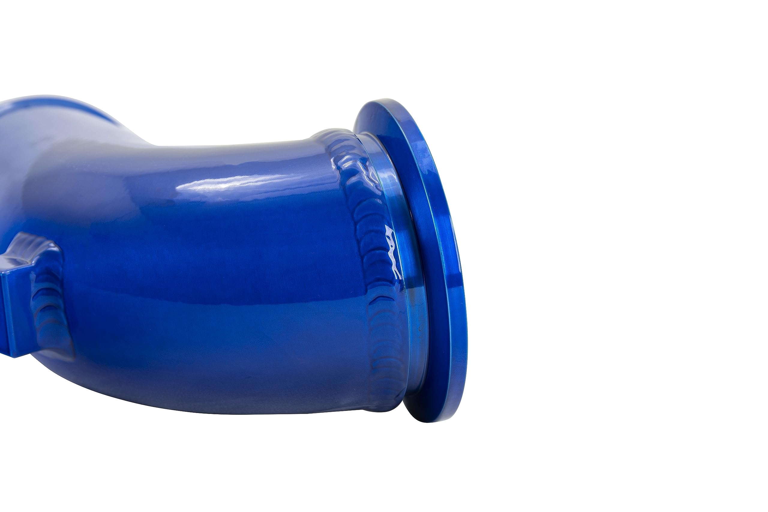 Sinister Diesel Blue Intake Elbow with Boots for Ford Powerstroke 1999.5-2003 7.3L