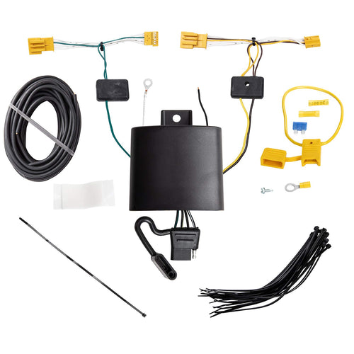 T-One® Tekonsha Harness, 4-Way Flat, Compatible with Select Mercedes-Benz GLC250, GLC300, GLC350e, GLC43 AMG, GLC63 AMG, GLC63 AMG S