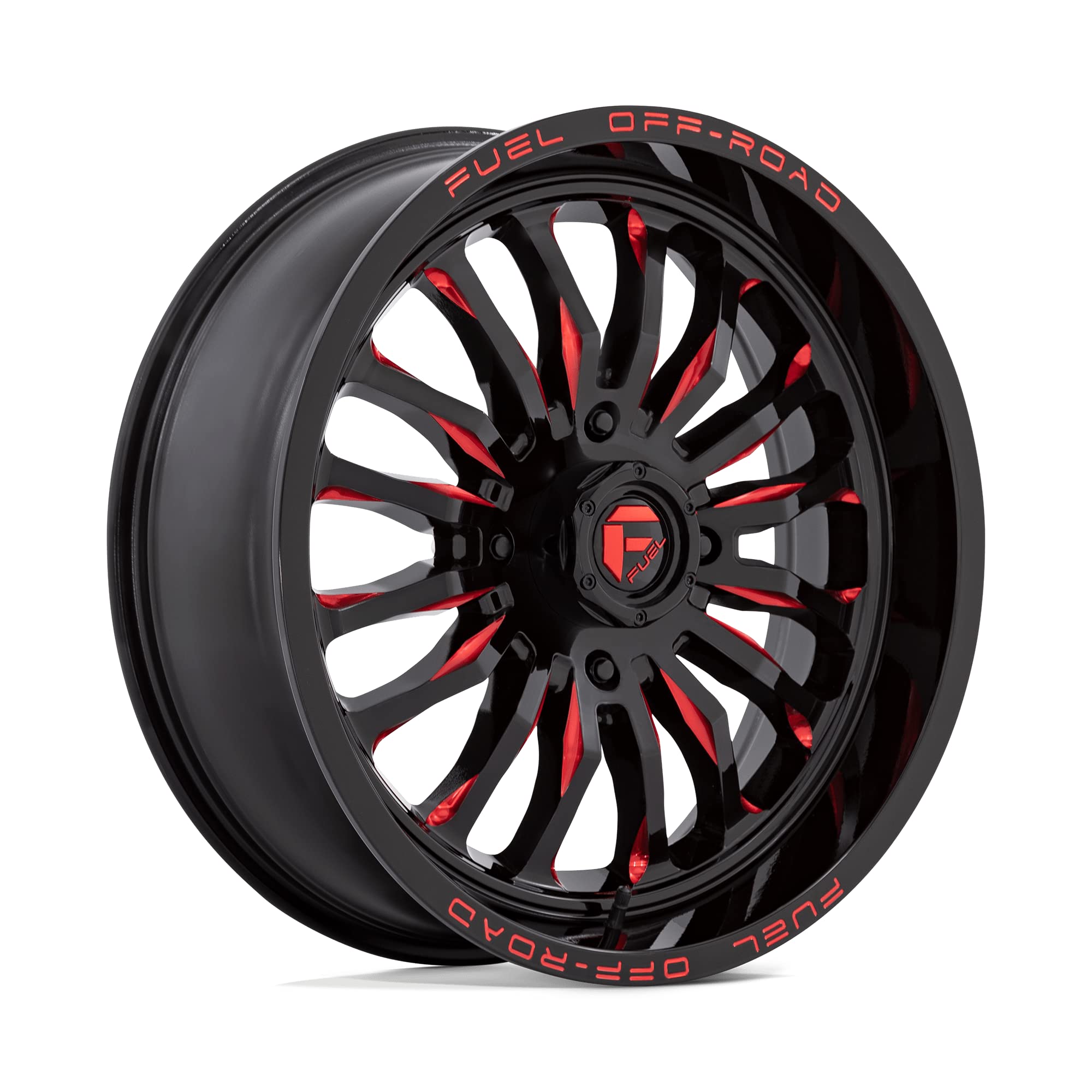 UTV Fuel D822 20X7 4X137 G-BLK MILL-RED 13MM - D8222070A644