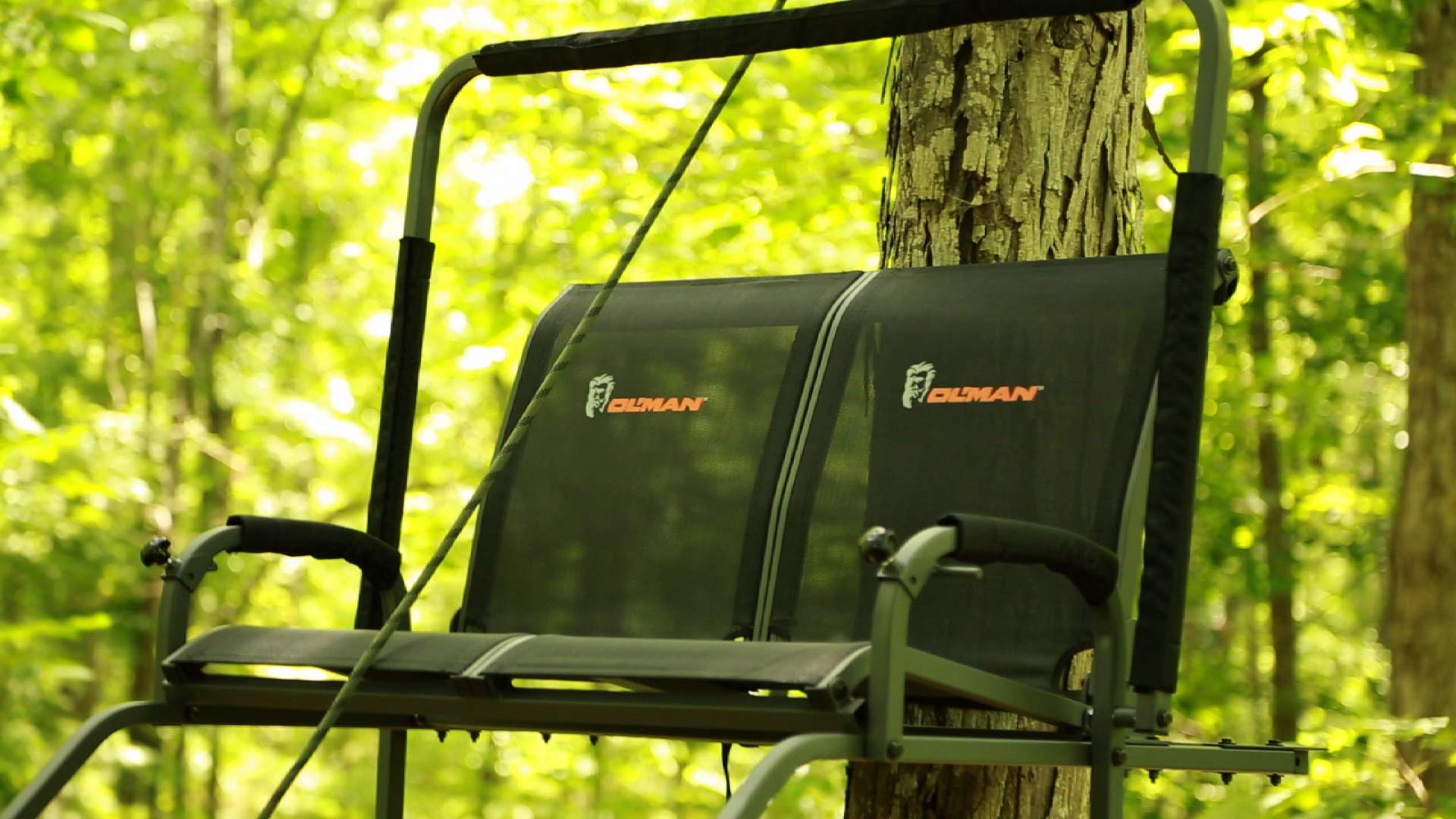 Assassin Ol'Man TREESTANDS 18’ Dual Ladder Stand with Millennium Style ComfortMax Seat