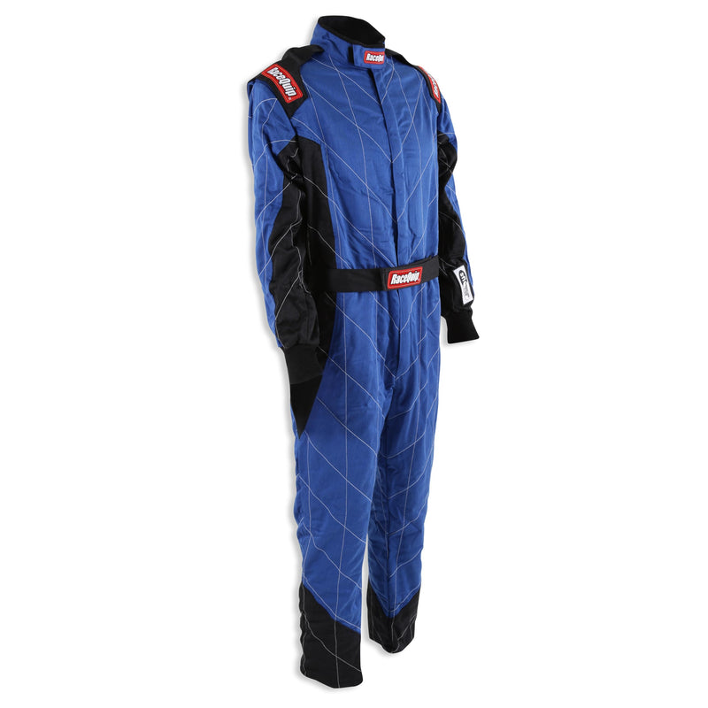 Chevron-5 RaceQuip® Driving Suit SFI 3.2A/5 Double Layer Blue Medium 91609239